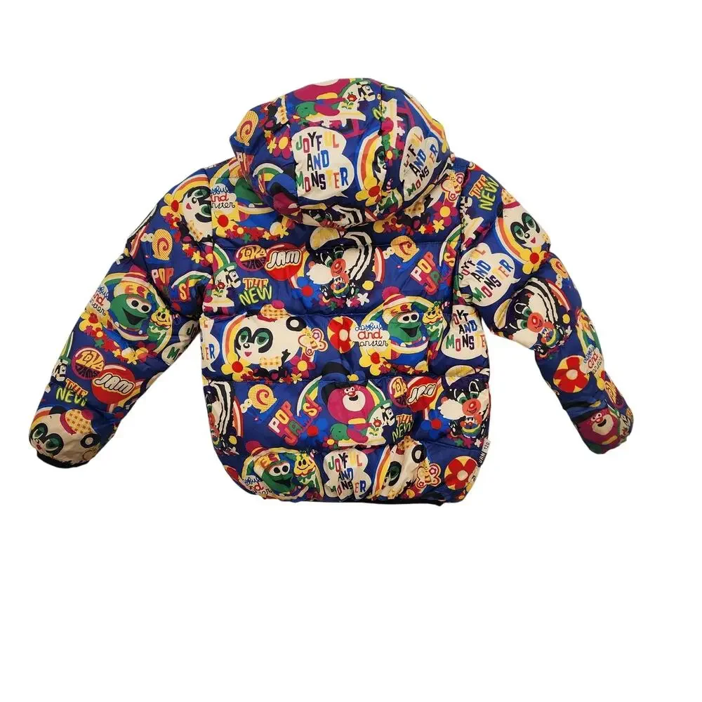 JAM Joyful & Monster Little Glee Monster Puffer‎ Jacket Size 5T
